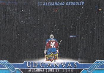 #C19 Alexandar Georgiev - Colorado Avalanche - 2023-24 Upper Deck - UD Canvas Hockey