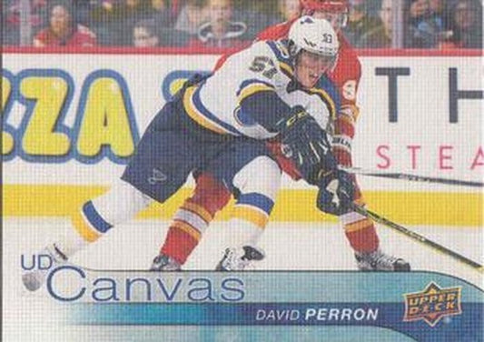 #C191 David Perron - St. Louis Blues - 2016-17 Upper Deck - UD Canvas Hockey