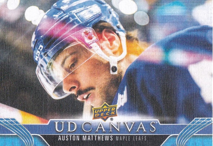 #C195 Auston Matthews - Toronto Maple Leafs - 2023-24 Upper Deck - UD Canvas Hockey