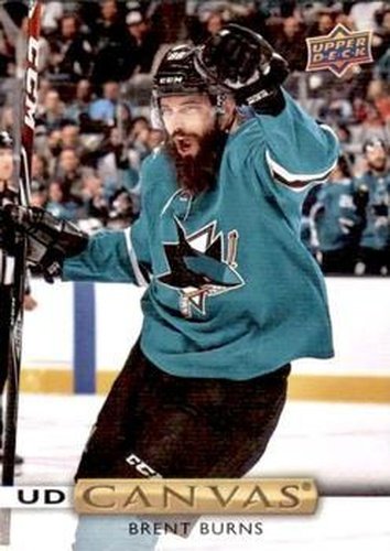 #C197 Brent Burns - San Jose Sharks - 2019-20 Upper Deck - UD Canvas Hockey