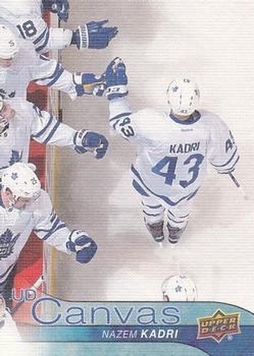 #C198 Nazem Kadri - Toronto Maple Leafs - 2016-17 Upper Deck - UD Canvas Hockey