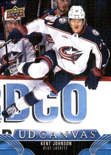 #C20 Kent Johnson - Columbus Blue Jackets - 2023-24 Upper Deck - UD Canvas Hockey