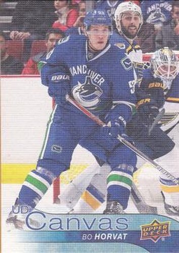 #C201 Bo Horvat - Vancouver Canucks - 2016-17 Upper Deck - UD Canvas Hockey