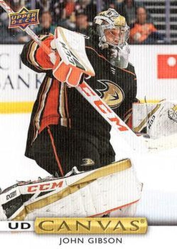 #C201 John Gibson - Anaheim Ducks - 2019-20 Upper Deck - UD Canvas Hockey