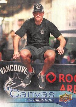 #C202 Sven Baertschi - Vancouver Canucks - 2016-17 Upper Deck - UD Canvas Hockey