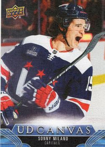 #C205 Sonny Milano - Washington Capitals - 2023-24 Upper Deck - UD Canvas Hockey