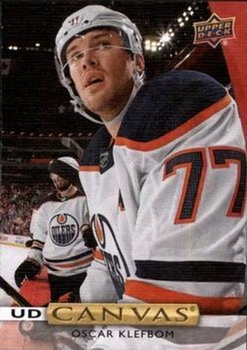 #C205 Oscar Klefbom - Edmonton Oilers - 2019-20 Upper Deck - UD Canvas Hockey