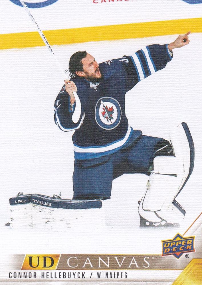 #C207 Connor Hellebuyck - Winnipeg Jets - 2022-23 Upper Deck - UD Canvas Hockey
