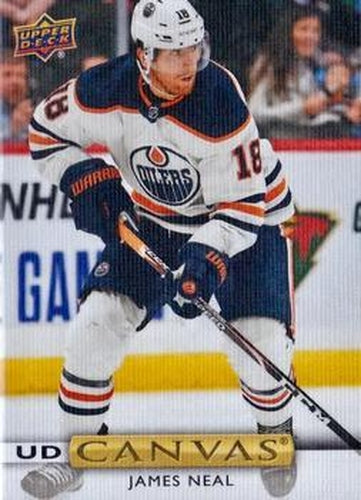 #C207 James Neal - Edmonton Oilers - 2019-20 Upper Deck - UD Canvas Hockey
