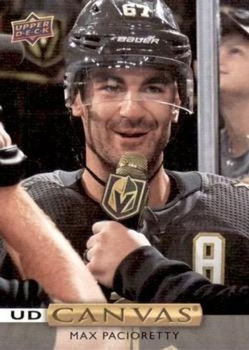 #C209 Max Pacioretty - Vegas Golden Knights - 2019-20 Upper Deck - UD Canvas Hockey