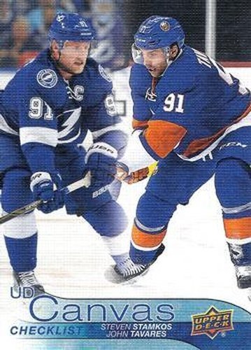 #C210 Steven Stamkos / John Tavares - Tampa Bay Lightning / New York Islanders - 2016-17 Upper Deck - UD Canvas Hockey