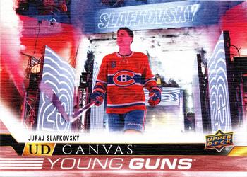 #C211 Juraj Slafkovsky - Montreal Canadiens - 2022-23 Upper Deck - UD Canvas Hockey