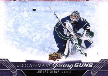 #C212 Arturs Silovs - Vancouver Canucks - 2023-24 Upper Deck - UD Canvas Hockey