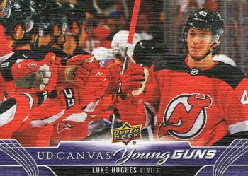 #C213 Luke Hughes - New Jersey Devils - 2023-24 Upper Deck - UD Canvas Hockey