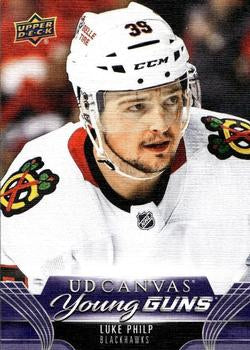 #C215 Luke Philp - Chicago Blackhawks - 2023-24 Upper Deck - UD Canvas Hockey