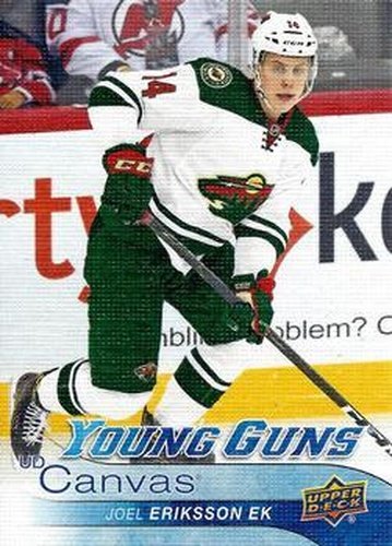#C217 Joel Eriksson Ek - Minnesota Wild - 2016-17 Upper Deck - UD Canvas Hockey
