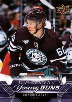 #C218 Jackson LaCombe - Anaheim Ducks - 2023-24 Upper Deck - UD Canvas Hockey
