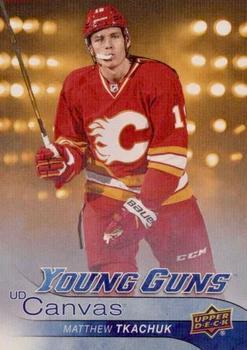 #C218 Matthew Tkachuk - Calgary Flames - 2016-17 Upper Deck - UD Canvas Hockey