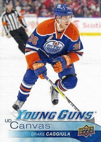 #C219 Drake Caggiula - Edmonton Oilers - 2016-17 Upper Deck - UD Canvas Hockey