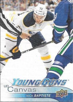 #C221 Nick Baptiste - Buffalo Sabres - 2016-17 Upper Deck - UD Canvas Hockey