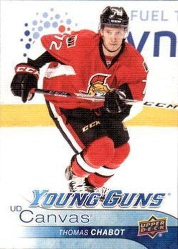 #C222 Thomas Chabot - Ottawa Senators - 2016-17 Upper Deck - UD Canvas Hockey