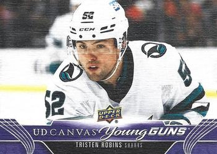 #C223 Tristen Robins - San Jose Sharks - 2023-24 Upper Deck - UD Canvas Hockey