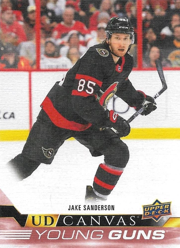 #C223 Jake Sanderson - Ottawa Senators - 2022-23 Upper Deck - UD Canvas Hockey