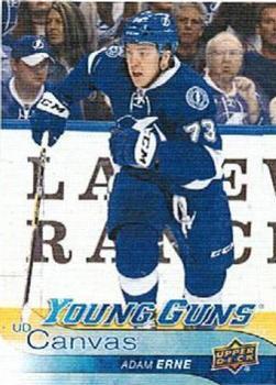 #C227 Adam Erne - Tampa Bay Lightning - 2016-17 Upper Deck - UD Canvas Hockey
