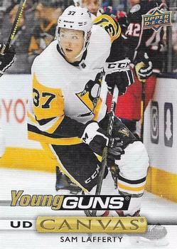 #C228 Sam Lafferty - Pittsburgh Penguins - 2019-20 Upper Deck - UD Canvas Hockey