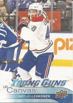 #C232 Artturi Lehkonen - Montreal Canadiens - 2016-17 Upper Deck - UD Canvas Hockey
