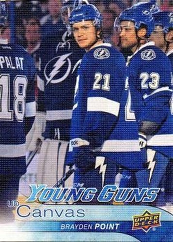 #C233 Brayden Point - Tampa Bay Lightning - 2016-17 Upper Deck - UD Canvas Hockey