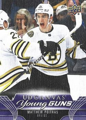 #C236 Matthew Poitras - Boston Bruins - 2023-24 Upper Deck - UD Canvas Hockey