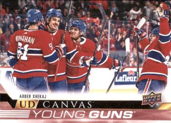 #C236 Arber Xhekaj - Montreal Canadiens - 2022-23 Upper Deck - UD Canvas Hockey