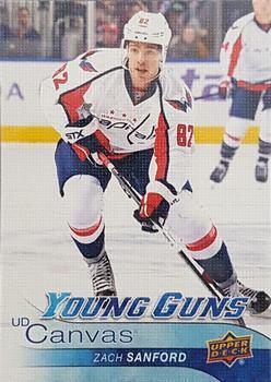 #C237 Zach Sanford - Washington Capitals - 2016-17 Upper Deck - UD Canvas Hockey