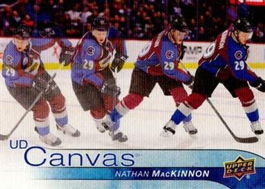 #C23 Nathan MacKinnon - Colorado Avalanche - 2016-17 Upper Deck - UD Canvas Hockey