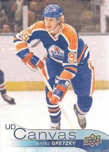 #C242 Wayne Gretzky - Edmonton Oilers - 2016-17 Upper Deck - UD Canvas Hockey