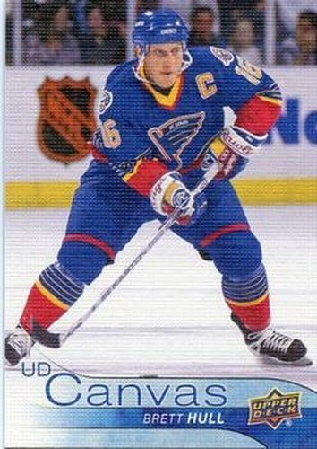 #C245 Brett Hull - St. Louis Blues - 2016-17 Upper Deck - UD Canvas Hockey