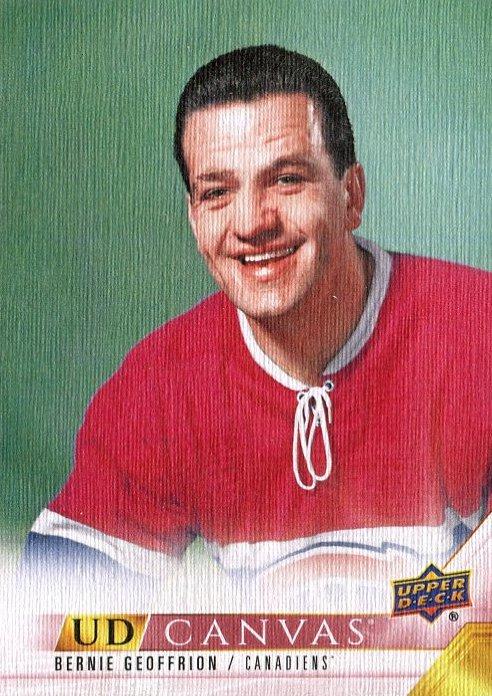 #C251 Bernie Geoffrion - Montreal Canadiens - 2022-23 Upper Deck - UD Canvas Hockey