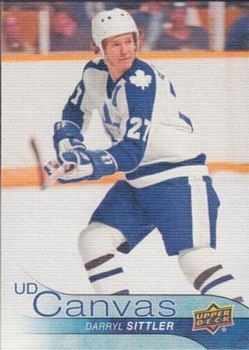 #C252 Darryl Sittler - Toronto Maple Leafs - 2016-17 Upper Deck - UD Canvas Hockey