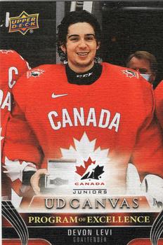 #C256 Devon Levi - Canada - 2023-24 Upper Deck - UD Canvas Hockey