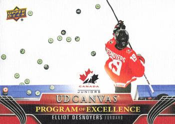 #C257 Elliot Desnoyers - Canada - 2023-24 Upper Deck - UD Canvas Hockey