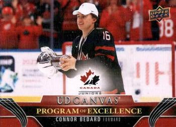 #C258 Connor Bedard - Canada - 2023-24 Upper Deck - UD Canvas Hockey