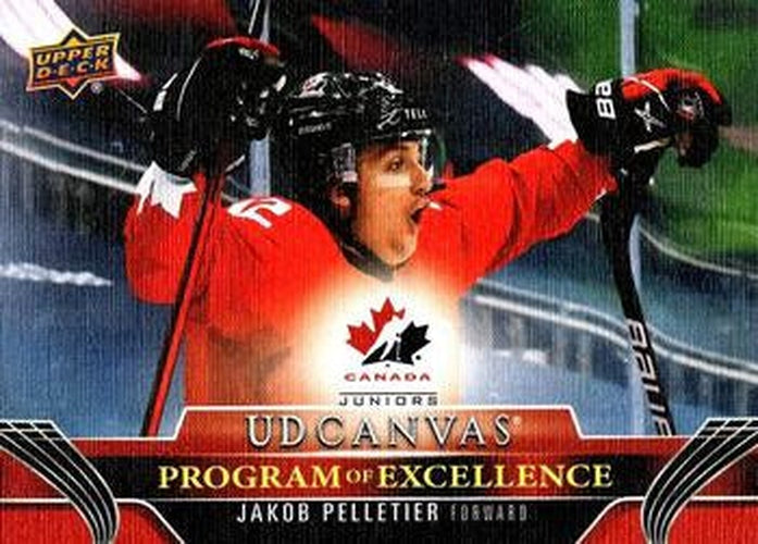 #C259 Jakob Pelletier - Canada - 2023-24 Upper Deck - UD Canvas Hockey