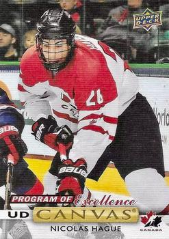 #C259 Nicolas Hague - Canada - 2019-20 Upper Deck - UD Canvas Hockey