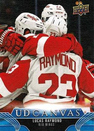 #C26 Lucas Raymond - Detroit Red Wings - 2023-24 Upper Deck - UD Canvas Hockey