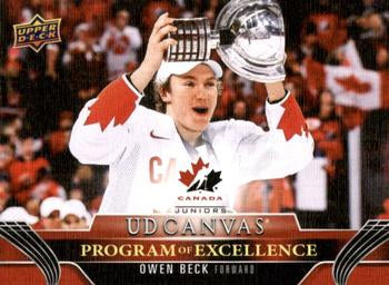 #C260 Owen Beck - Canada - 2023-24 Upper Deck - UD Canvas Hockey