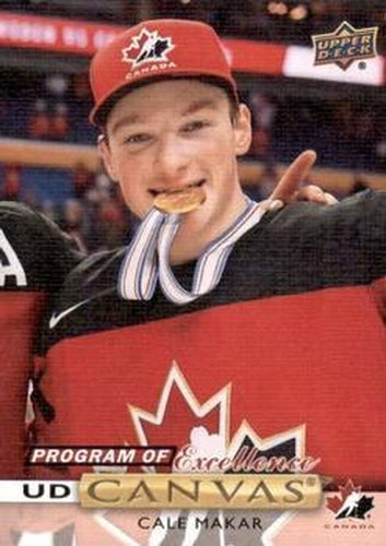#C260 Cale Makar - Canada - 2019-20 Upper Deck - UD Canvas Hockey
