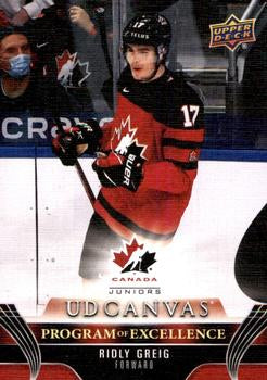 #C261 Ridly Greig - Canada - 2023-24 Upper Deck - UD Canvas Hockey
