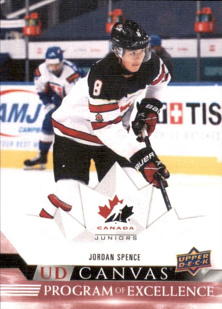 #C261 Jordan Spence - Canada - 2022-23 Upper Deck - UD Canvas Hockey