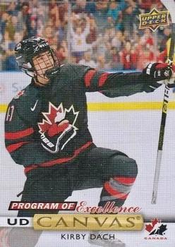 #C263 Kirby Dach - Canada - 2019-20 Upper Deck - UD Canvas Hockey